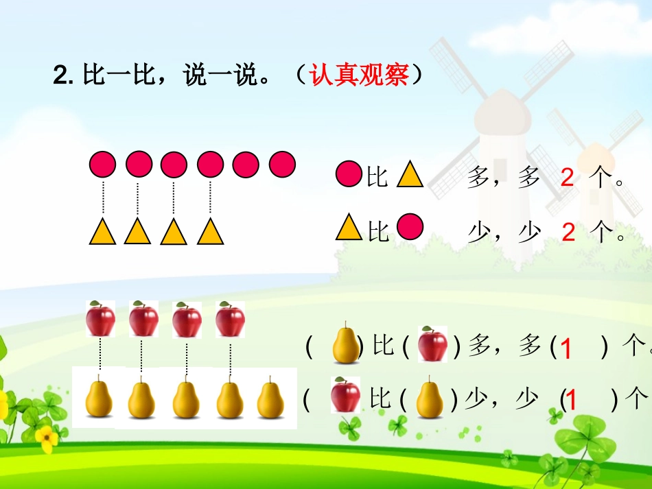 小学数学人教2011课标版一年级《20以内的退位减法--例6--解决问题》_第3页
