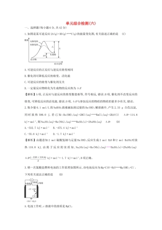广东省高考化学一轮复习 单元综合检测8-人教版高三全册化学试题