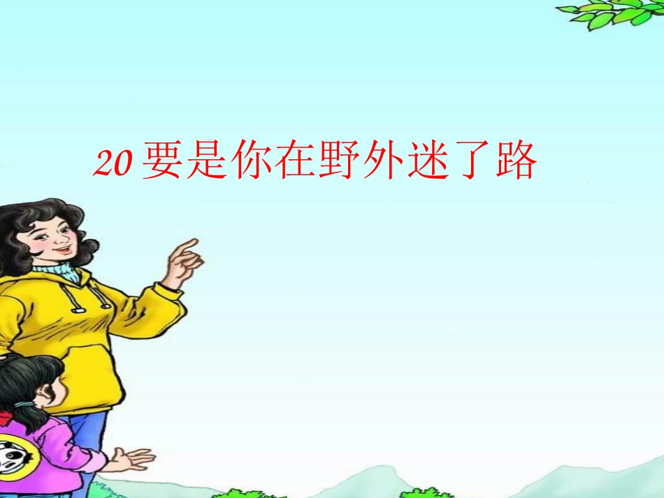 20要是你在野外迷_第1页