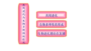三-共同进化与生物多样性的形成-(3)