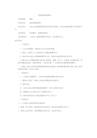 危险的烟花爆竹