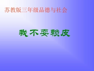 5我不耍赖皮