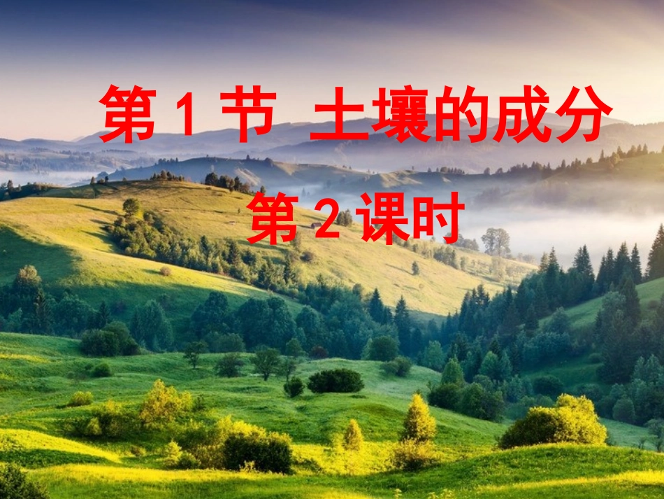 第1节土壤的成分_第1页