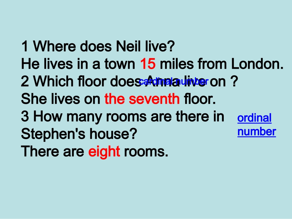 Grammar：Cardinalnumbers&Ordinalnumbers_第2页