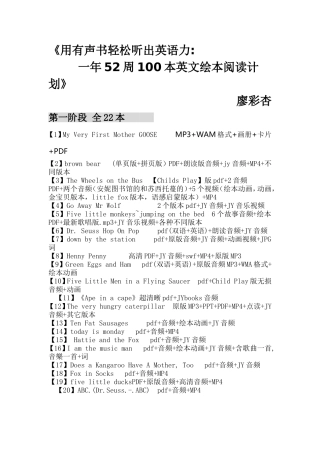 用有声书轻松听出英语力
