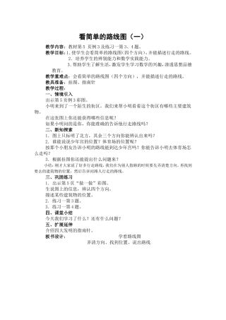 看简单的路线图