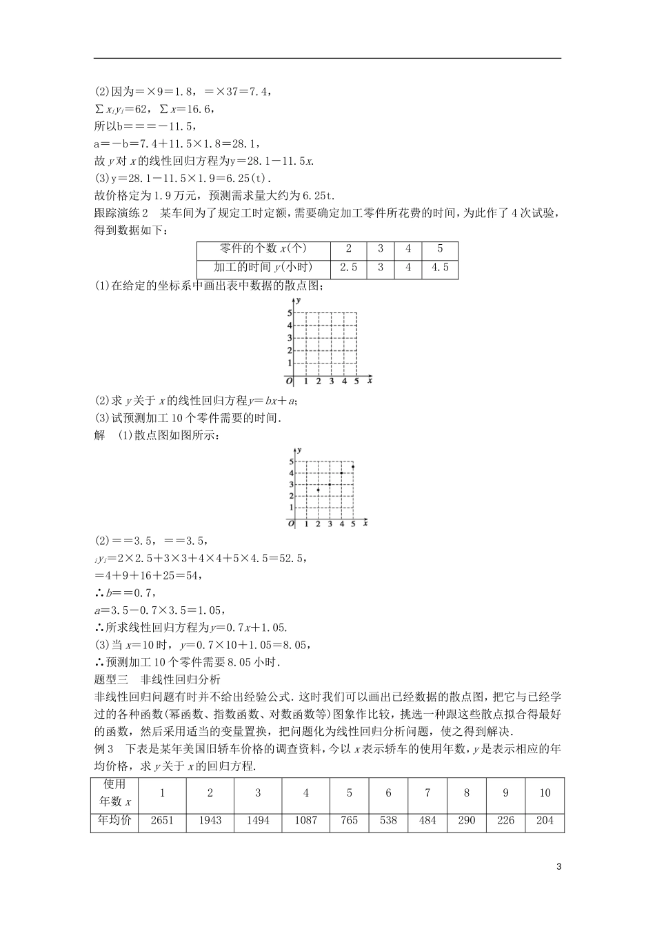 高中数学 第1章 统计案例章末复习提升1 苏教版选修1-2-苏教版高二选修1-2数学试题_第3页