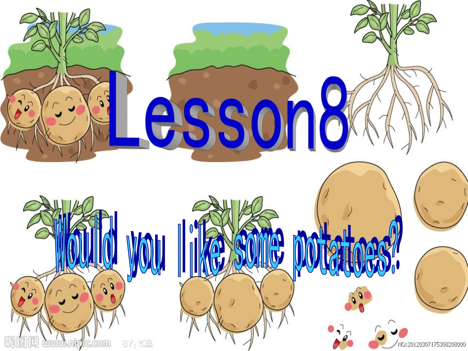 科普版五年级英语上册lesson8-Would-you-like-some-potatoes_第1页