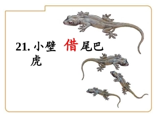 (部编)人教语文2011课标版一年级下册《小壁虎借尾巴》