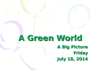 AGreenWorld