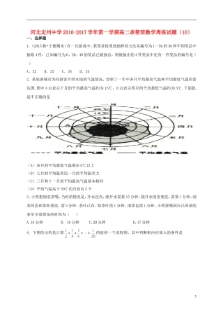 高二数学上学期周练试题（12.2，承智班）-人教版高二全册数学试题