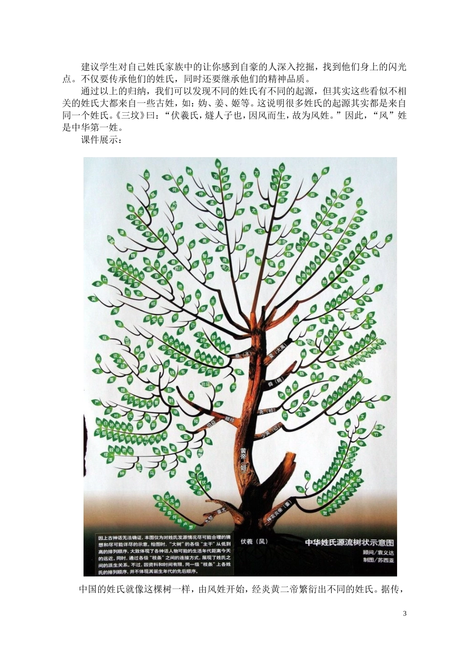 南宁市第九中学王丽丽--《姓氏源流与文化寻根》教学案例_第3页