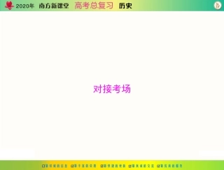 [原创]2020年《南方新课堂·高考总复习》历史-必修Ⅱ-第十一单元-对接考场[配套课件]