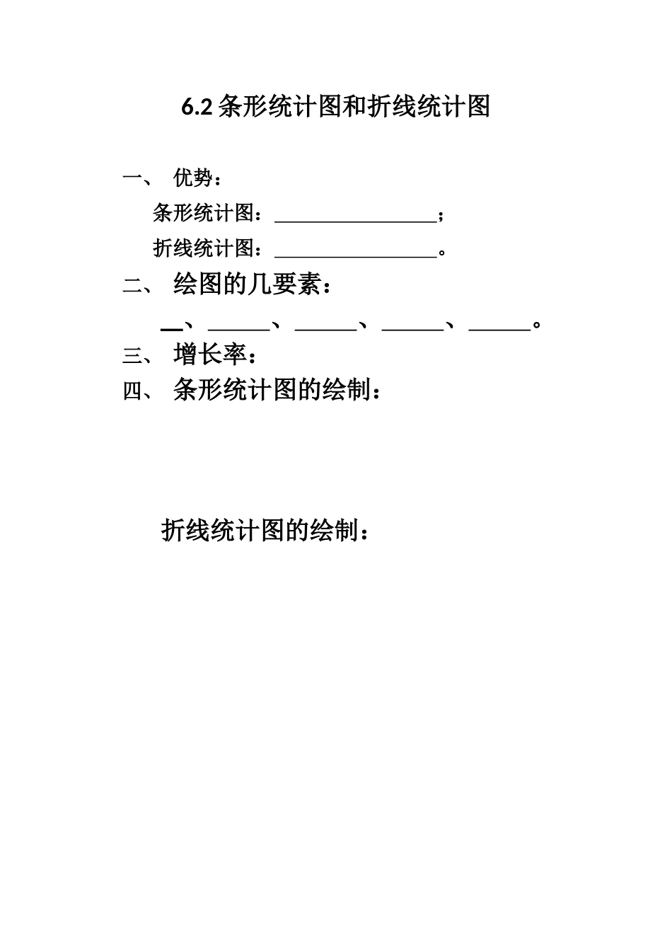 6.2条形统计图和折线统计表_第1页