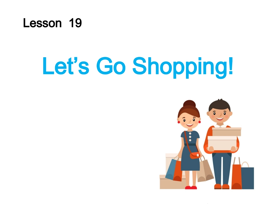 Lesson19Let'sGoShopping!_第2页