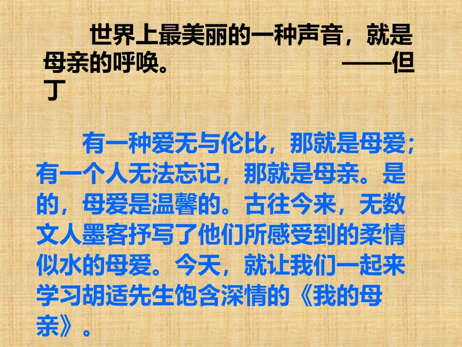 第六课怀念母亲_第3页