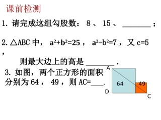 勾股定理及其逆定理的综合应用-(2)