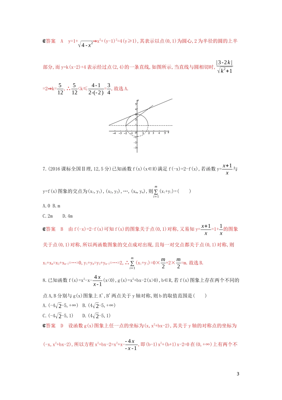 （浙江专用）高考数学大一轮复习 专项强化练二 函数图象及其应用-人教版高三全册数学试题_第3页