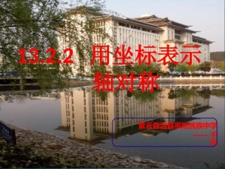 用坐标表示轴对称-(2)
