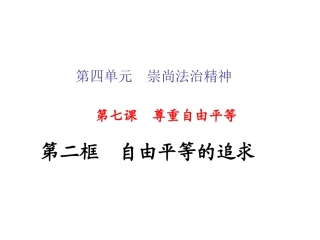 自由平等的追求-(2)