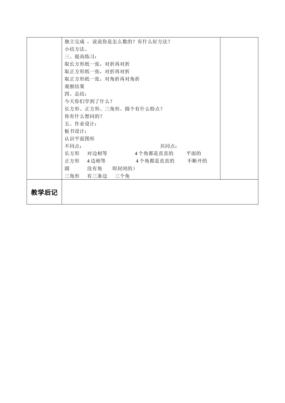 小学数学人教2011课标版一年级《认识图形(二)》_第2页