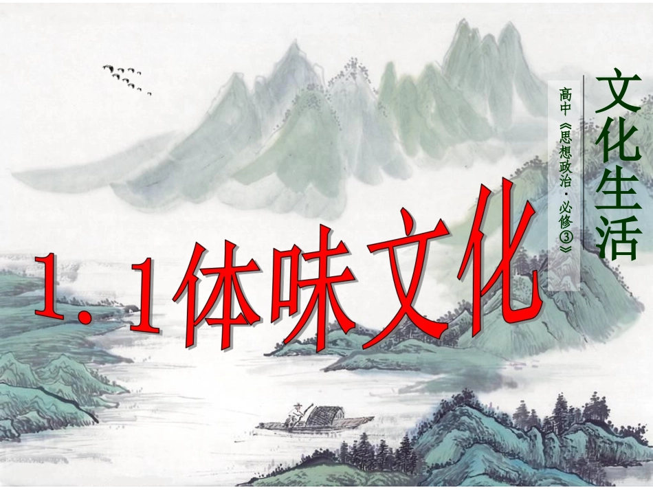 1.1体味文化_第1页