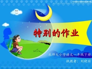 特别的作业课件