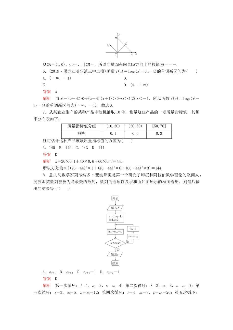 高考数学大二轮复习 刷题首选卷 第三部分 刷模拟 高考仿真模拟卷（七）文-人教版高三全册数学试题_第2页