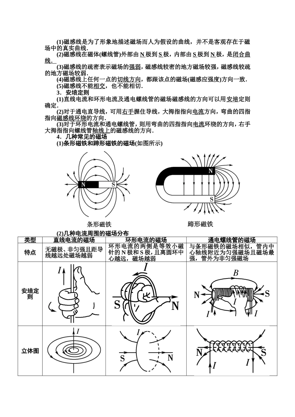 第1讲-磁场及磁场对电流的作用_第2页