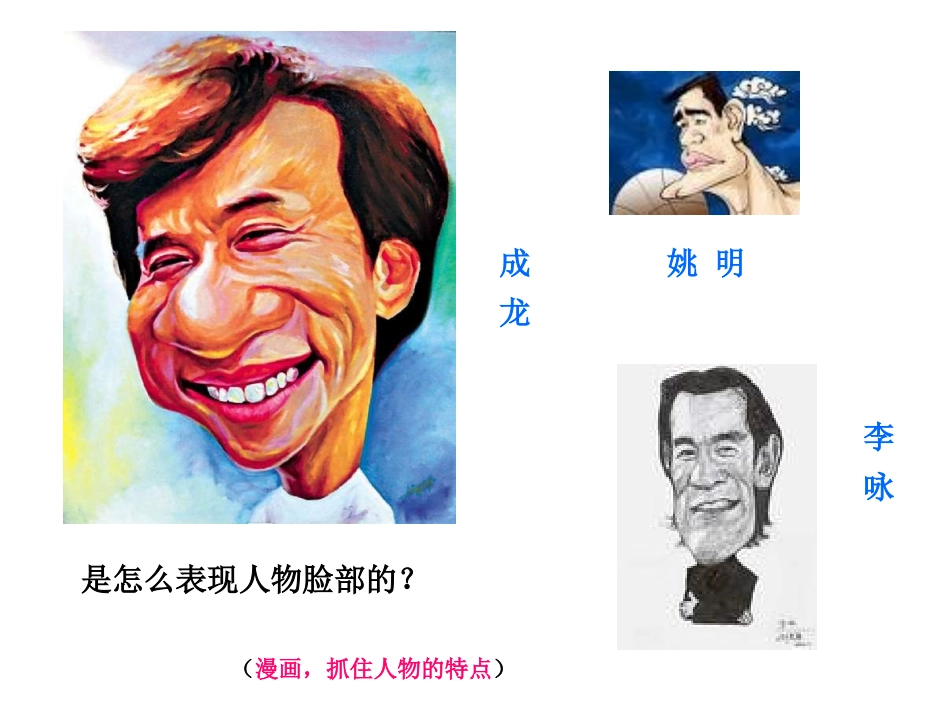 《有特点的人脸》课件1_第2页