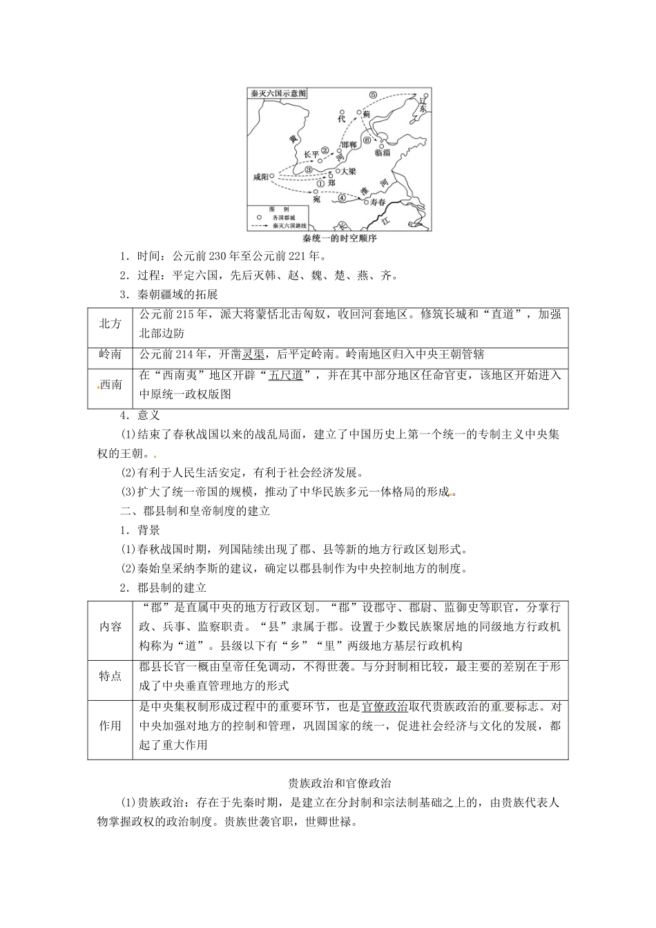 （浙江选考）高考历史学业水平考试 专题一 古代中国的政治制度 第2讲 走向“大一统”的秦汉政治（含解析）-人教版高三全册历史试题_第2页