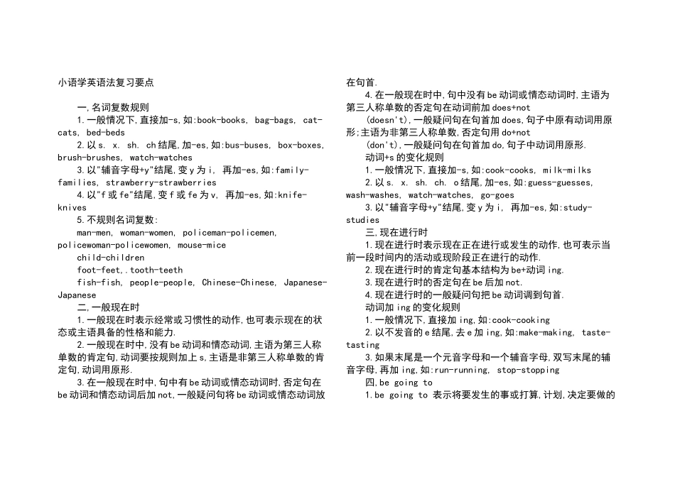小语学英语法复习要点_第1页