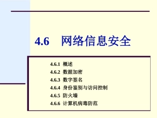 第4章46网络信息安全