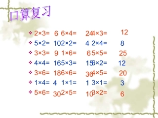 小学数学人教2011课标版二年级表内乘法(二)-7的口诀