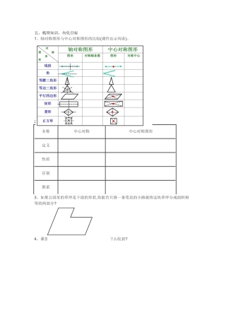 五、梳理知识-内化目标