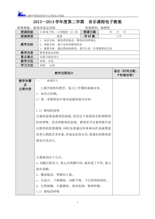 歌唱者姿态训练7