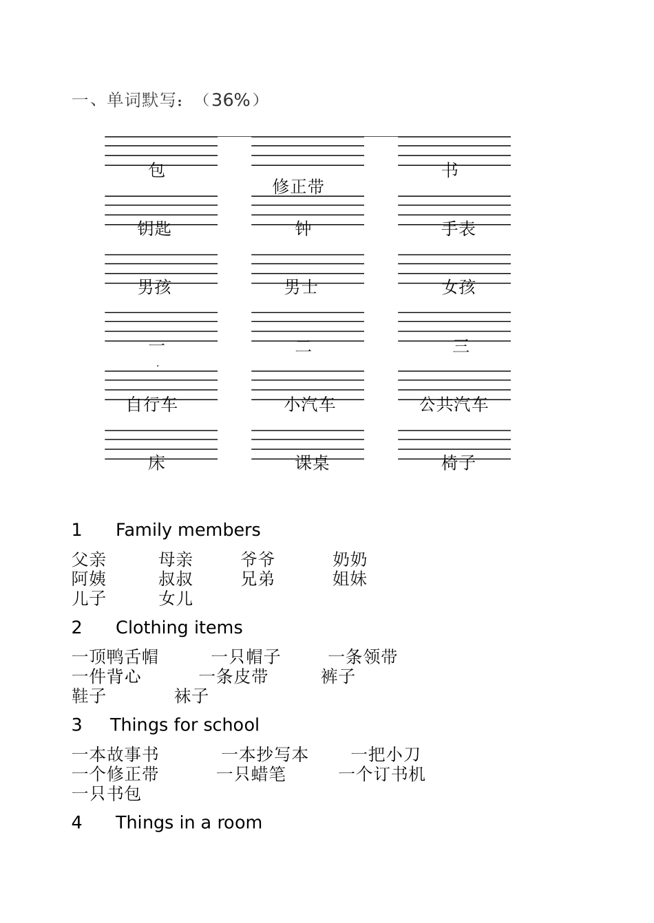 单词、词组翻译_第1页