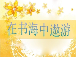 《在书海中遨游》课件2