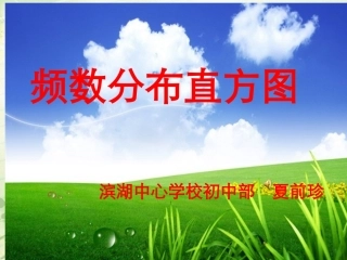 利用频数分布直方图描述数据-(5)