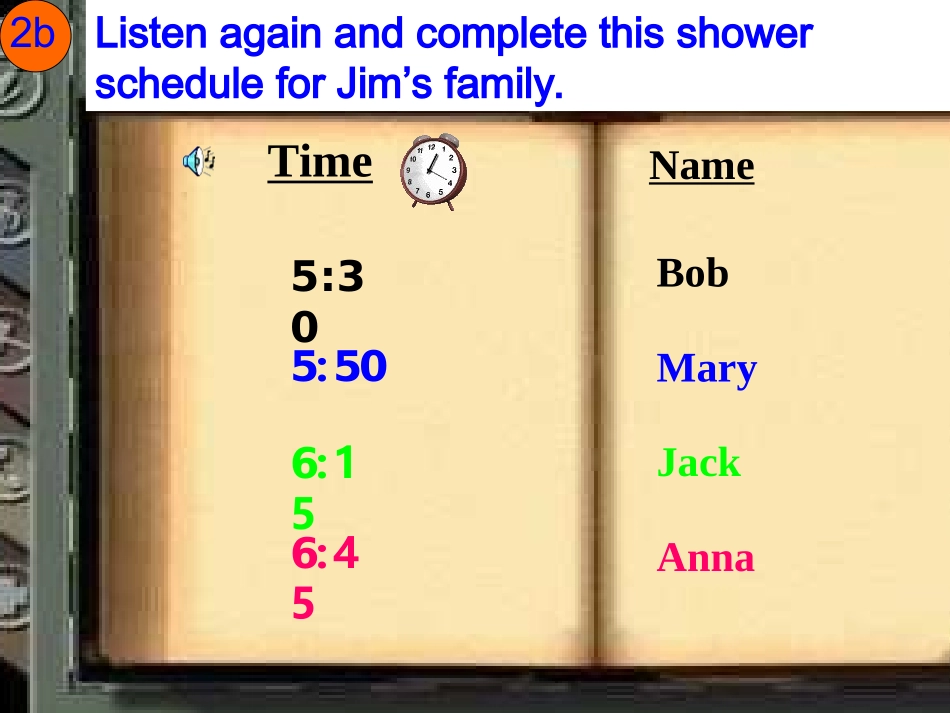 Unit2whattimedoyougotoschool课件_第3页