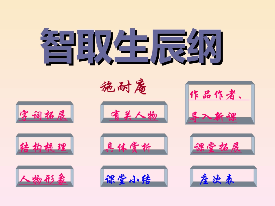 水浒传--智取生辰纲_第1页