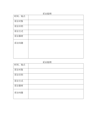 任务二新闻采访