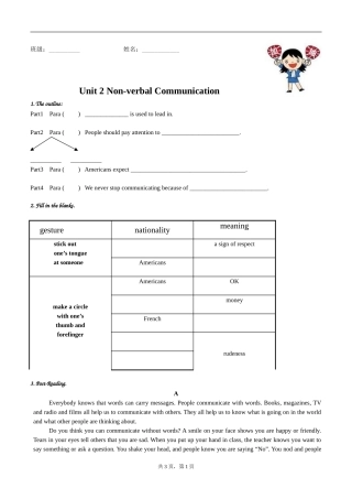 ReadingNon-verbalCommunication