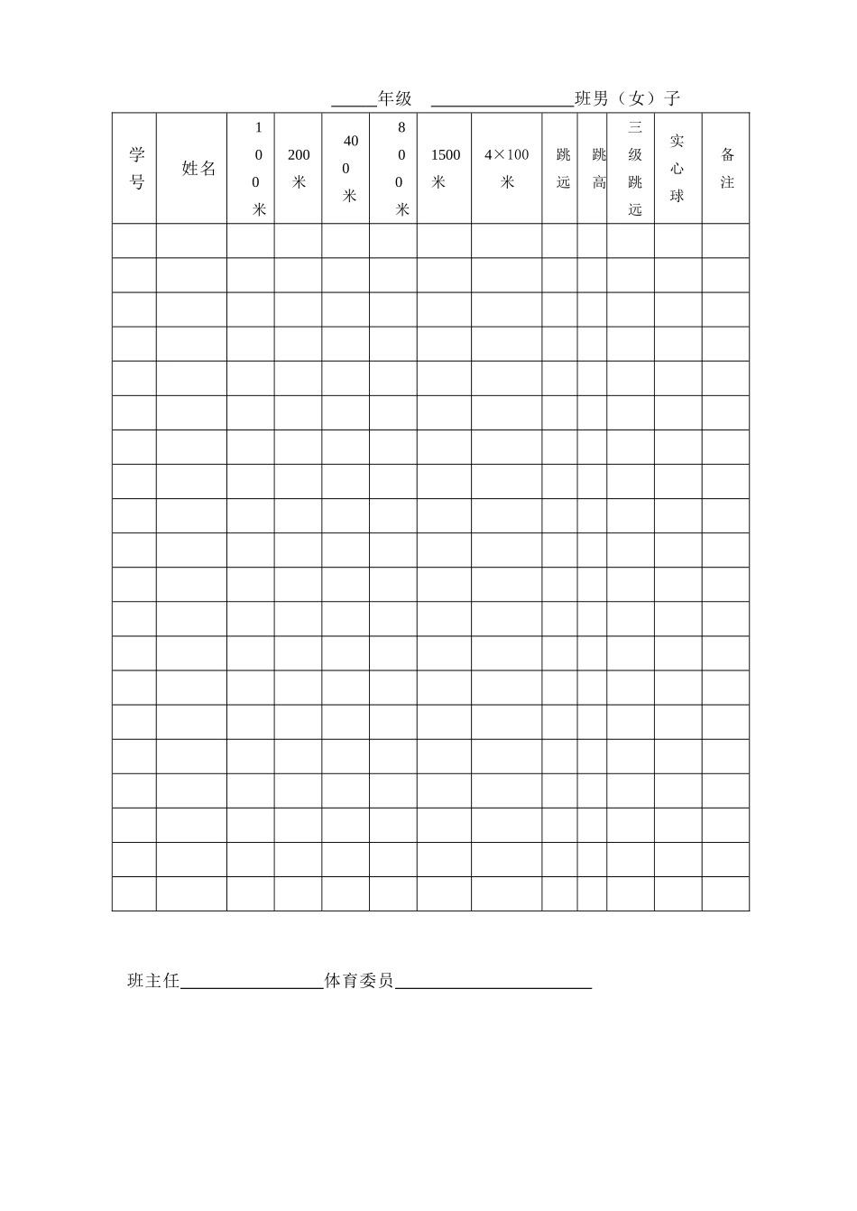 田径运动会规程_第2页