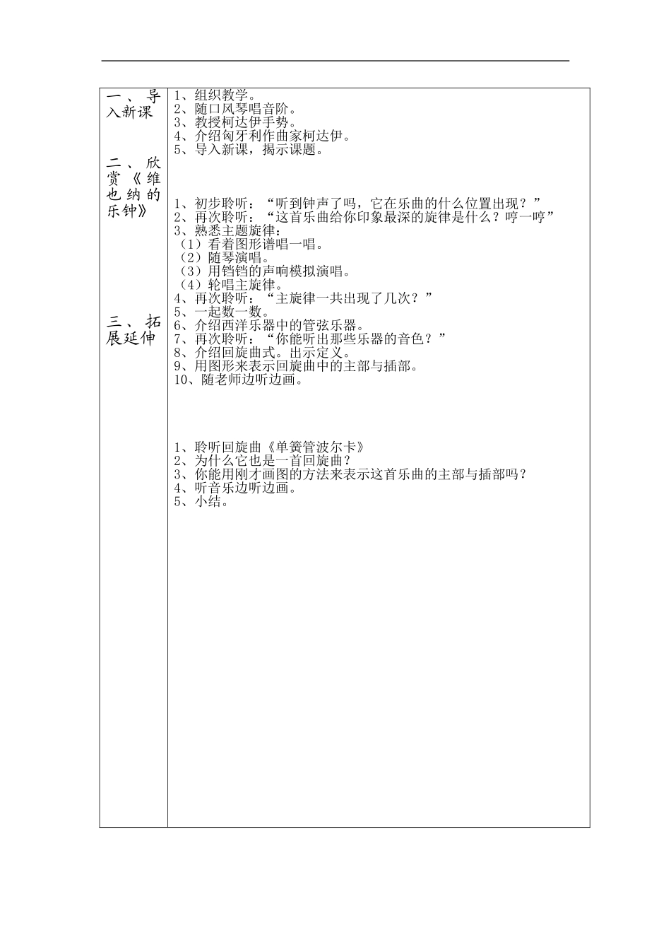 《维也纳的音乐钟》教学设计_第3页