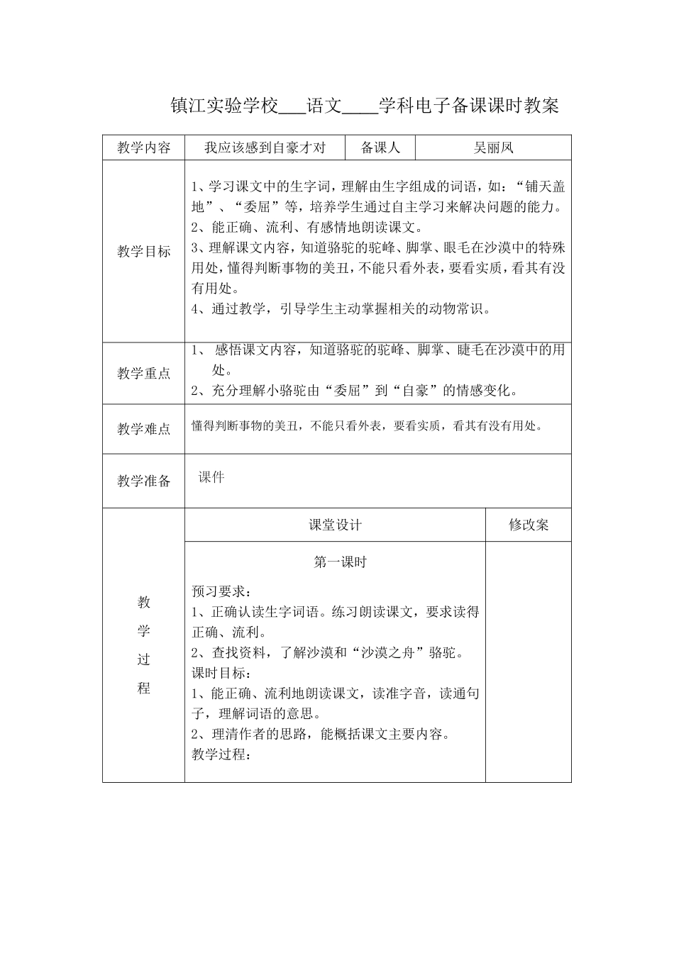 我应该感到自豪才对教案_第1页