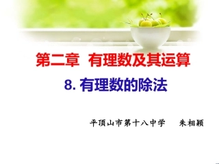 8有理数的除法-(2)