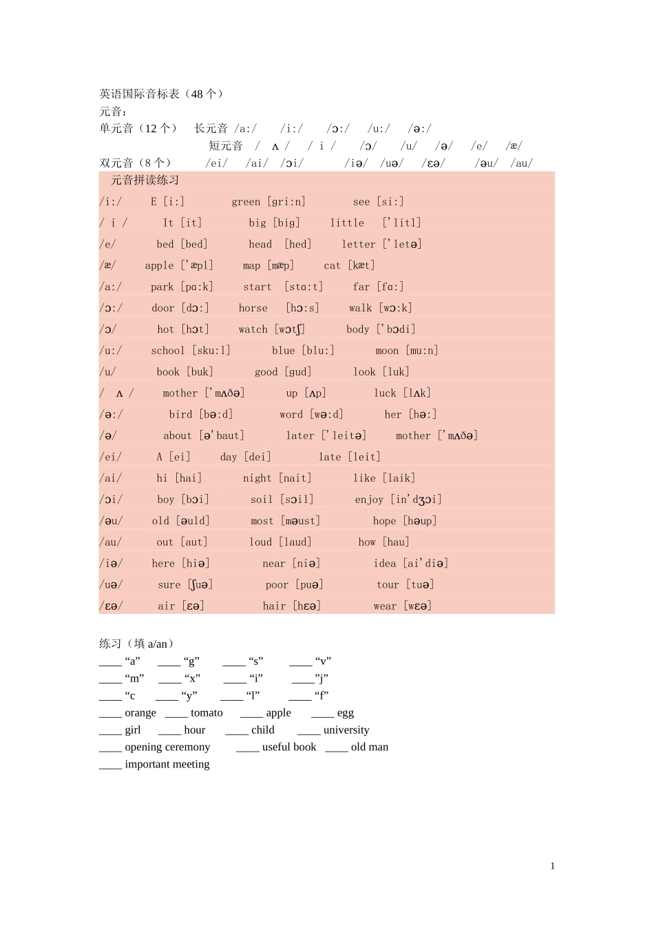 音标及名词Microsoft-Word-文档-(3)_第1页
