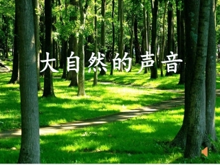 表达大自然的声音