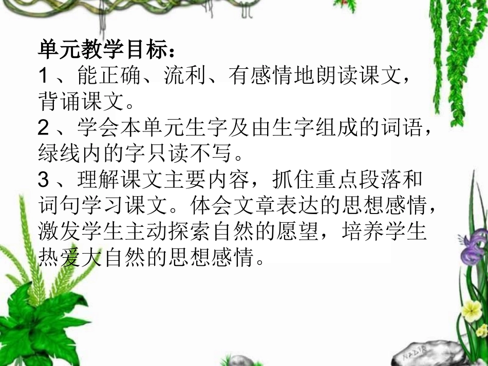 苏教版三下第二单元重难点知识树_第1页